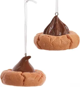 2.4" Classic Peanut Butter Blossom Cookie Ornament