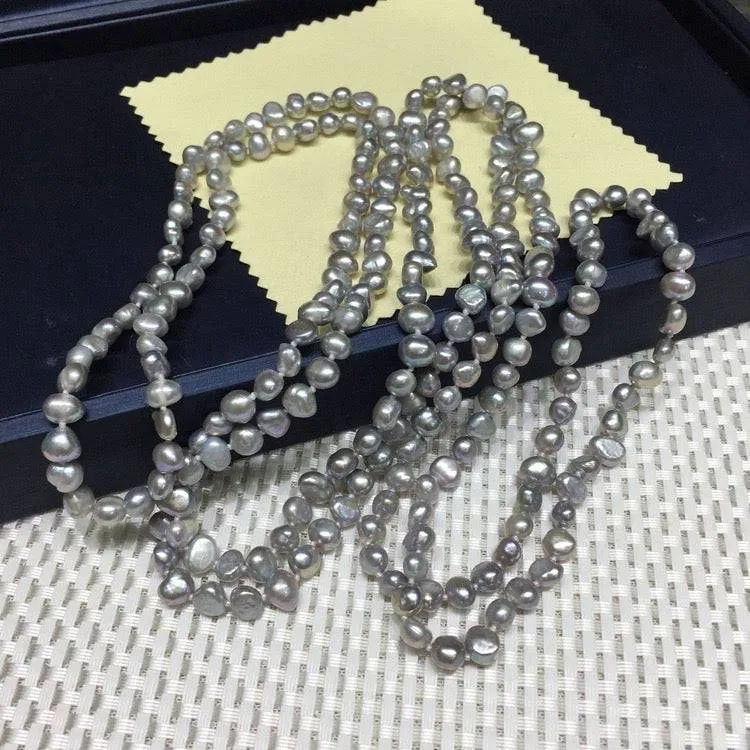 70" Length Baroque Freshwater Pearl Necklace