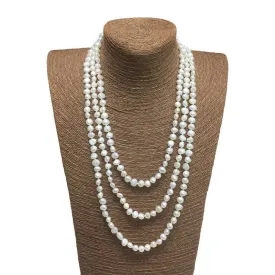 70" Length Baroque Freshwater Pearl Necklace