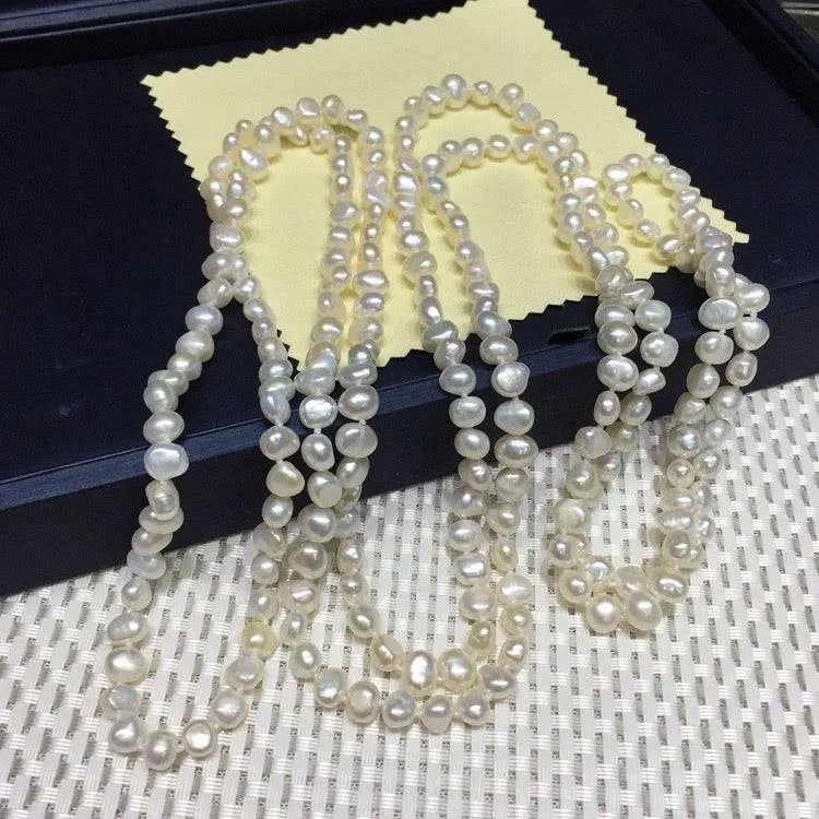 70" Length Baroque Freshwater Pearl Necklace