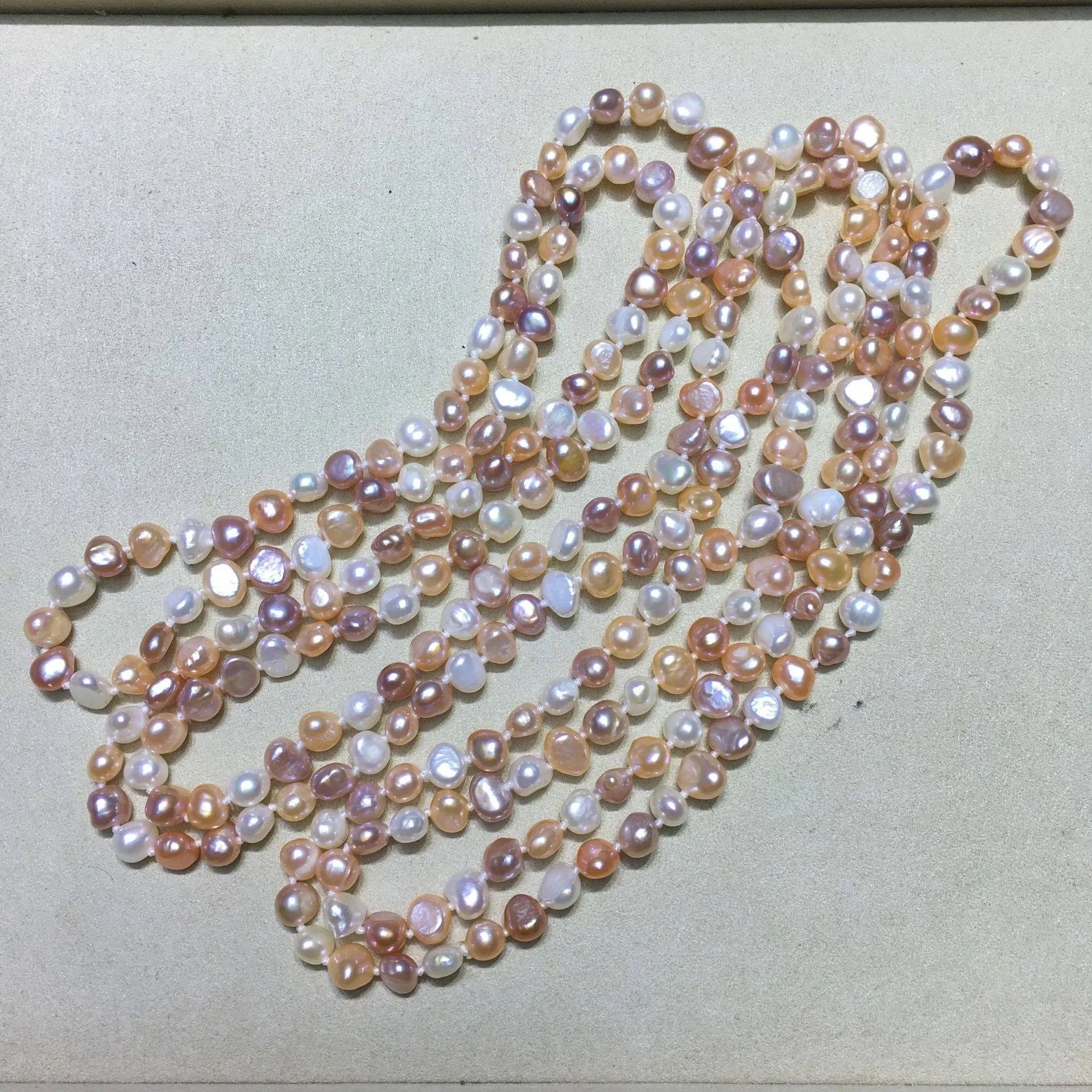 70" Length Baroque Freshwater Pearl Necklace