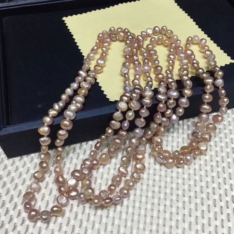 70" Length Baroque Freshwater Pearl Necklace