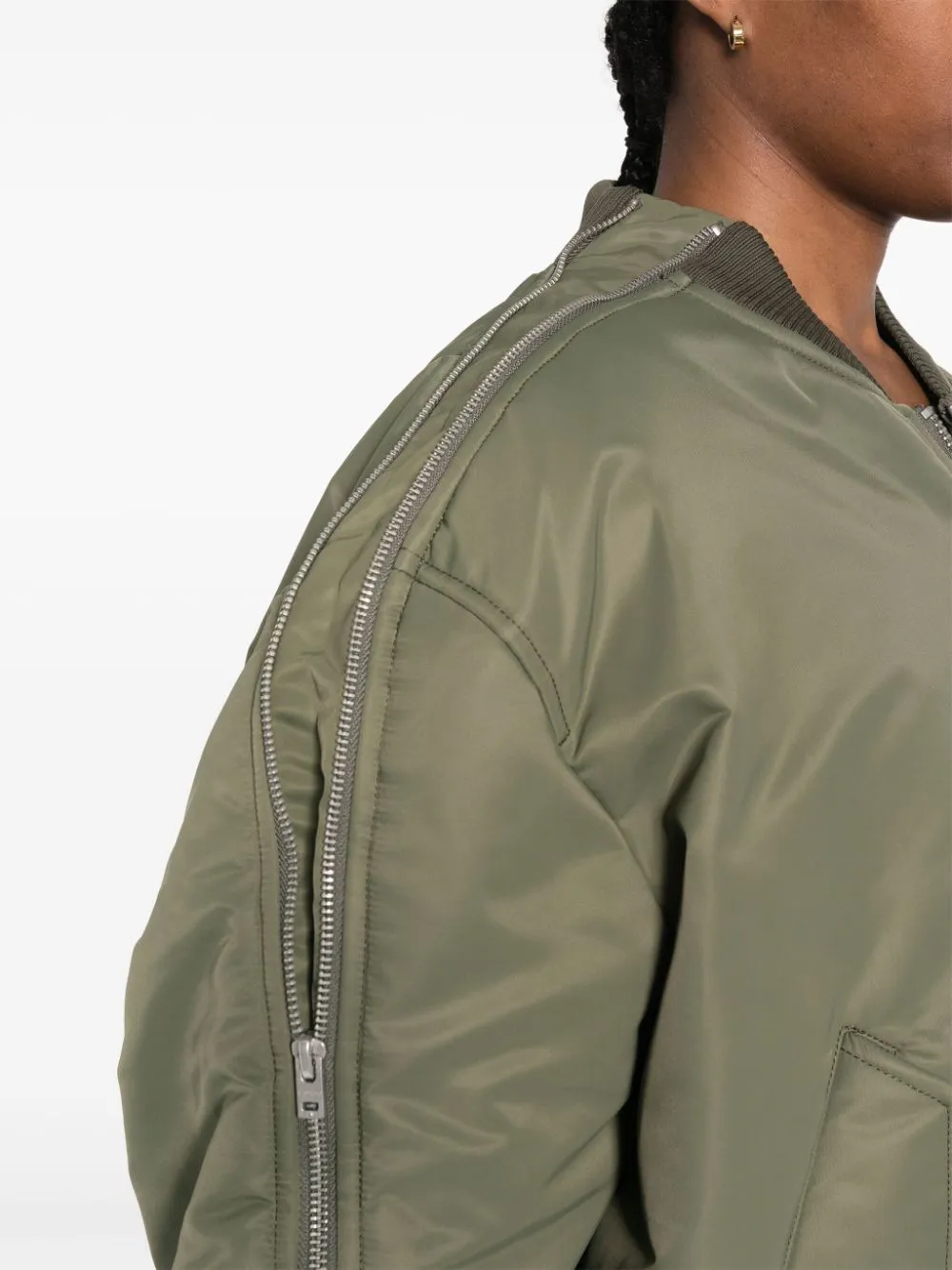 ACNE STUDIOS 24SS Green Women's Bomber Jacket