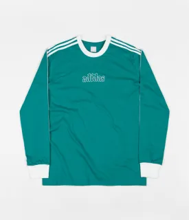 Adidas Creston Long Sleeve T-Shirt - Active Green / White