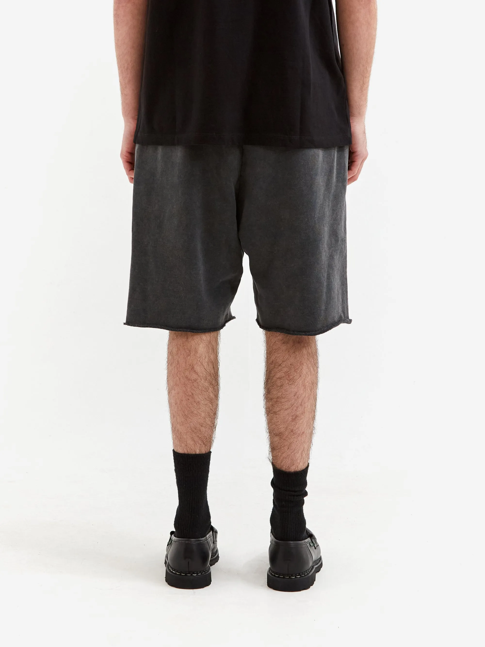 Aries Aged Hardcore Sweatshort - Black