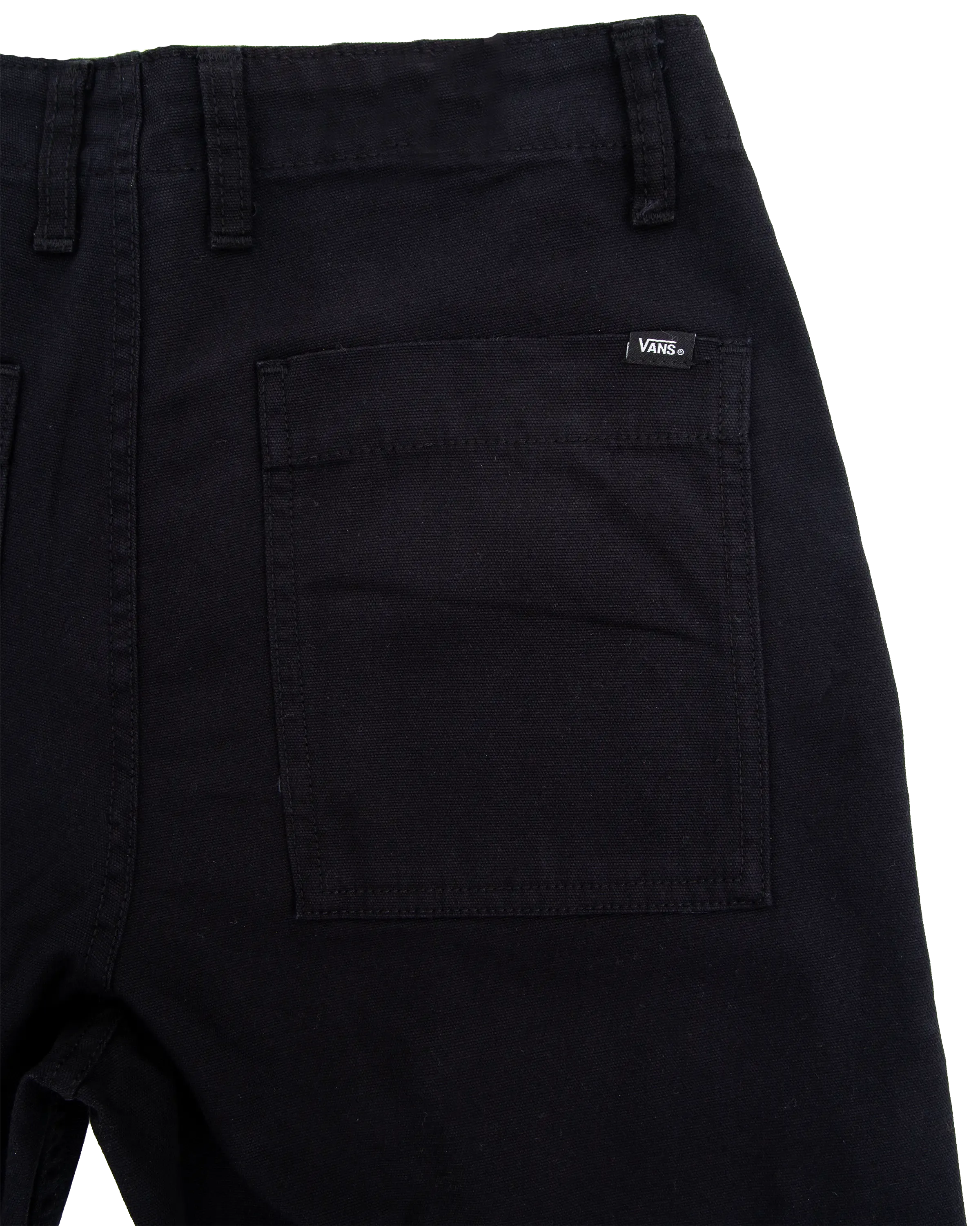 Arroyo Wide Leg Cargo Trousers in Black