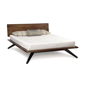 Astrid Walnut Platform Bed