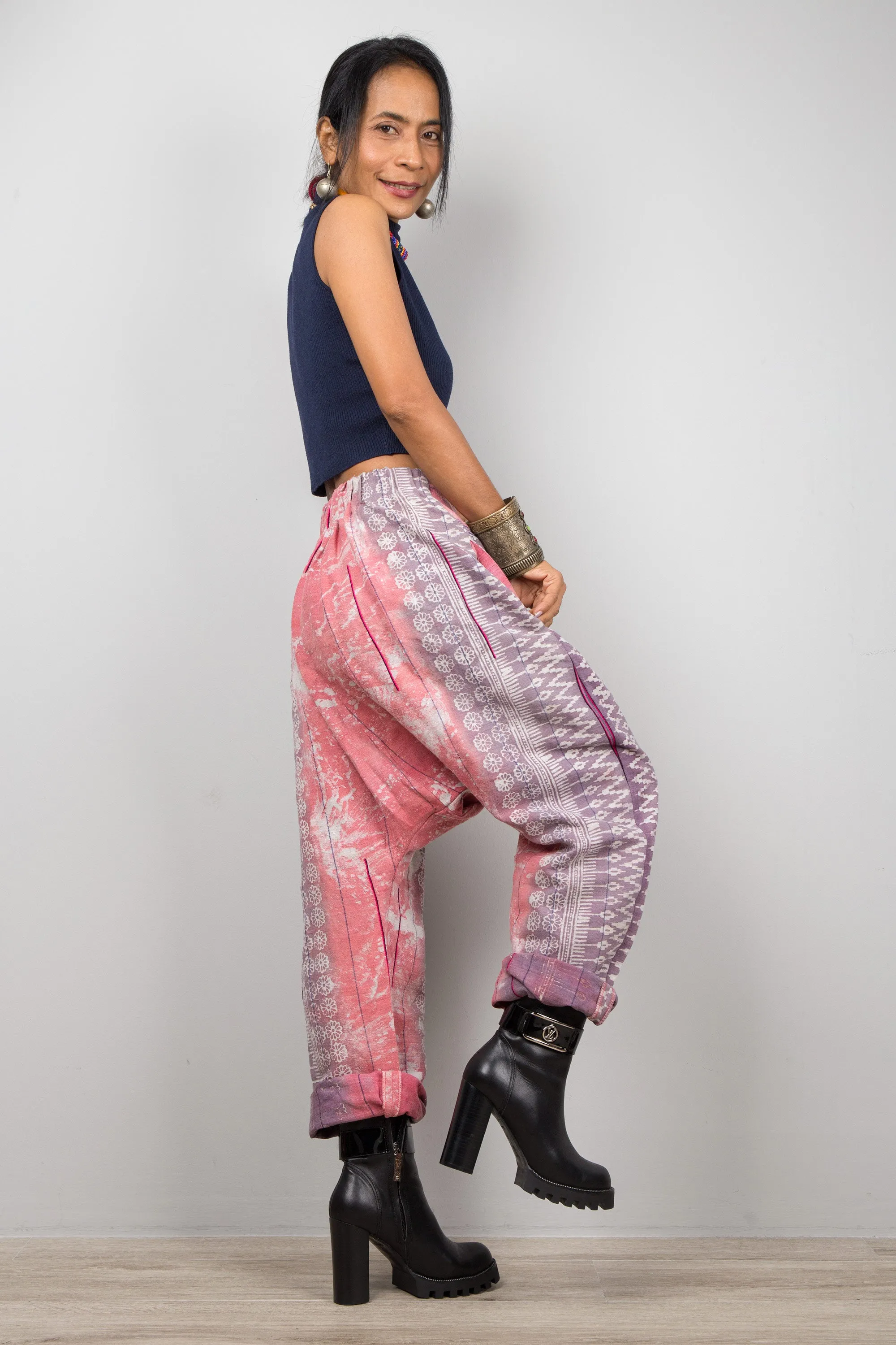 Batik harem pants