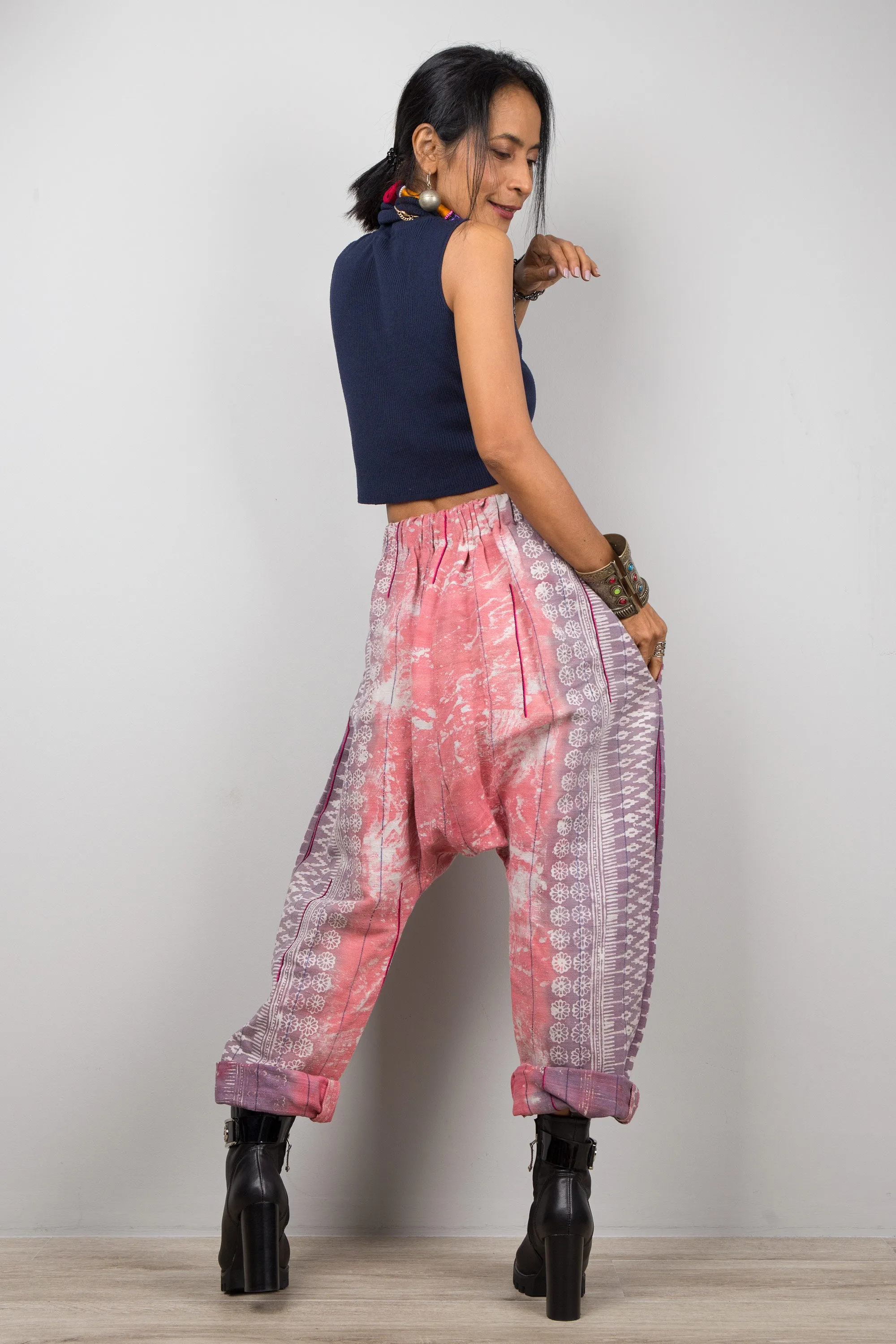 Batik harem pants