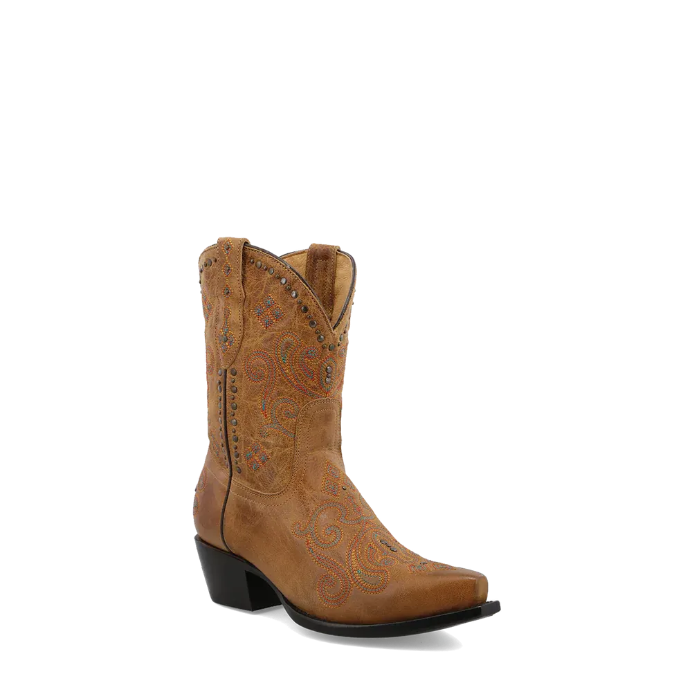 BLACK STAR WOMEN'S AUBREY CARAMEL BOOTIES WBSN014