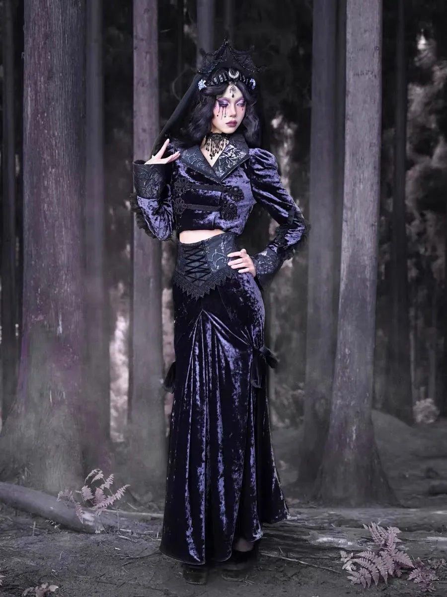 [Blood Supply]Moon Goddess Fishtail Long Skirt