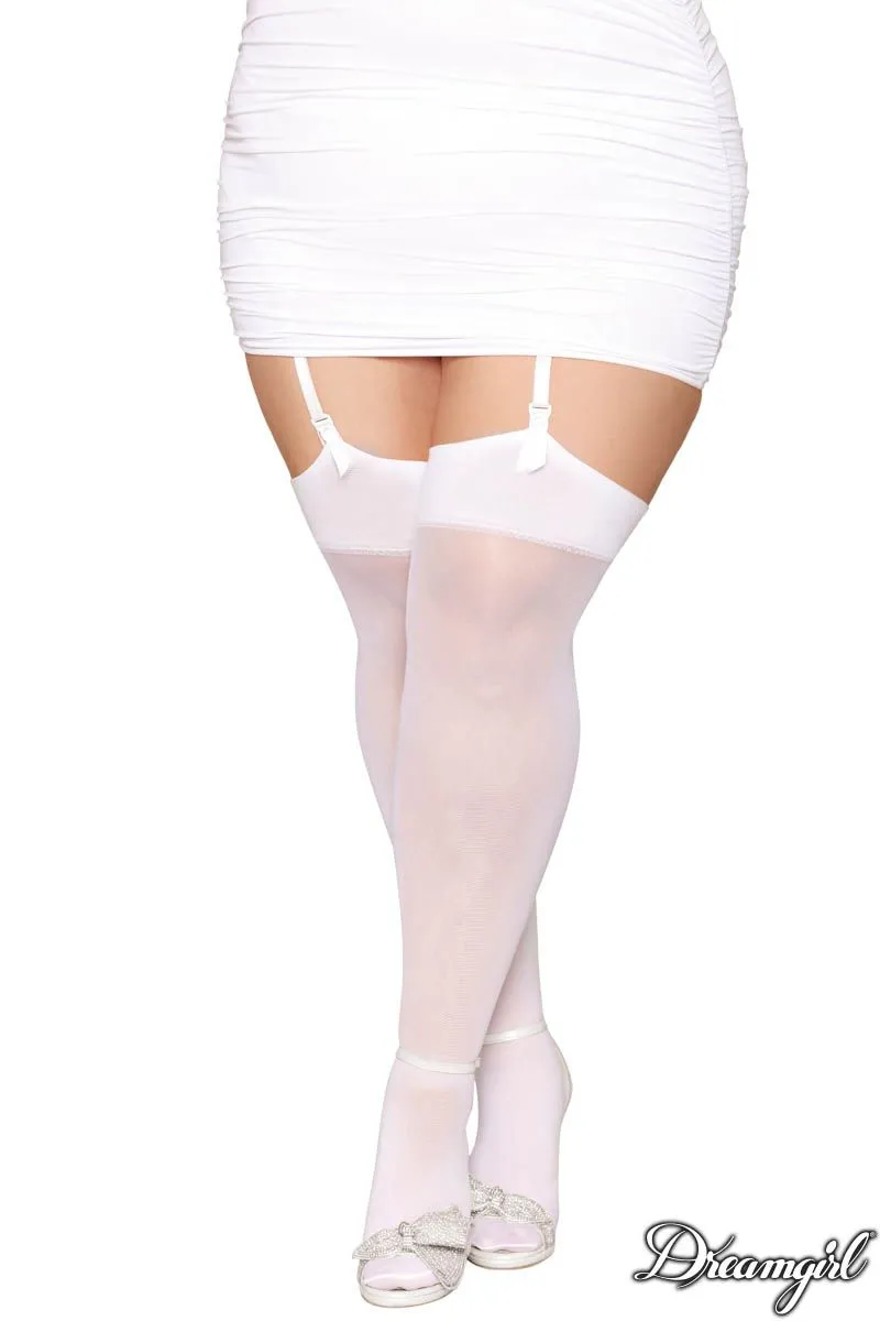 Bridal Backseam Thigh Hi