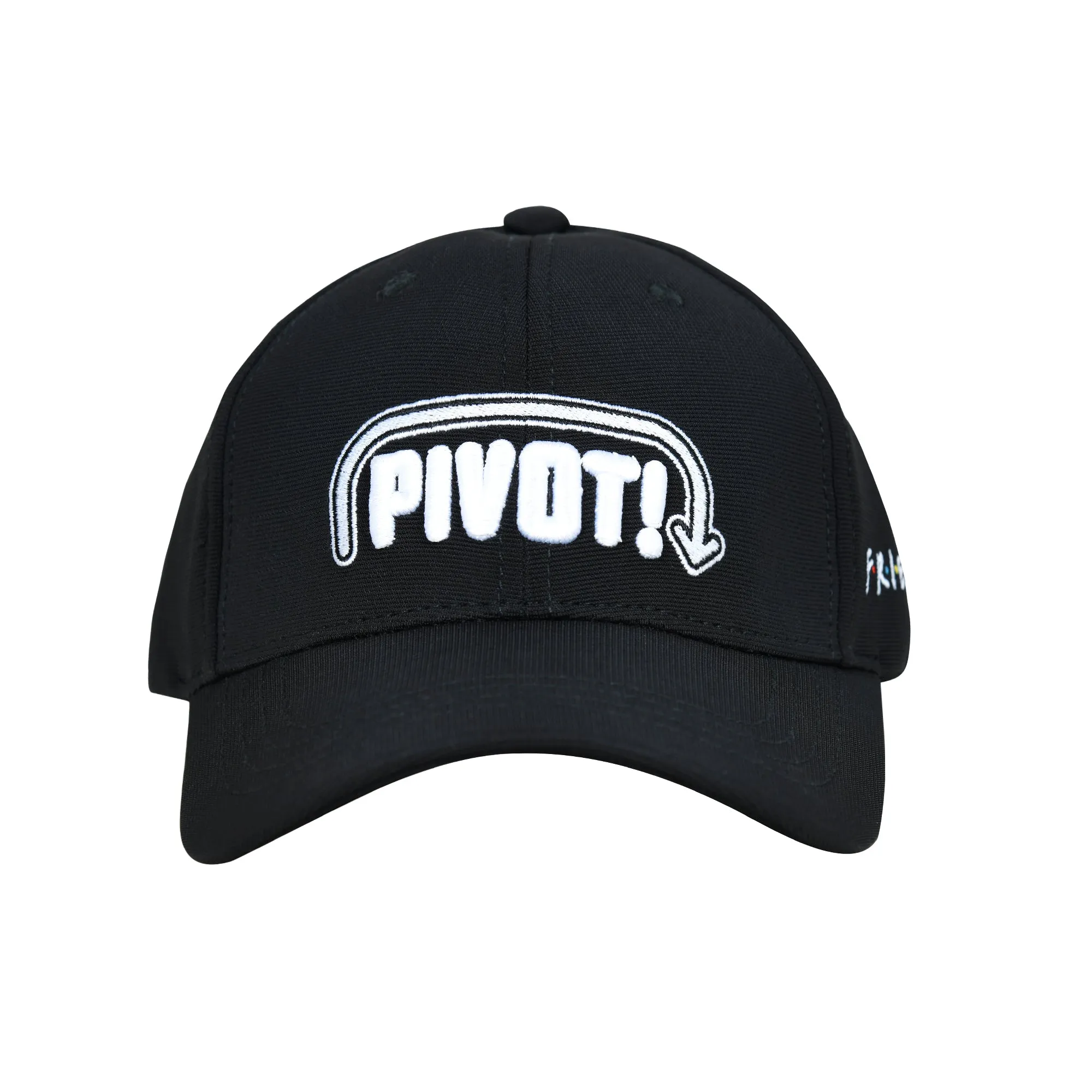 BZ HEADWEAR FRIENDS "PIVOT" BASEBALL CAP FOR MEN IN BLACK | PACK OF 1/1U