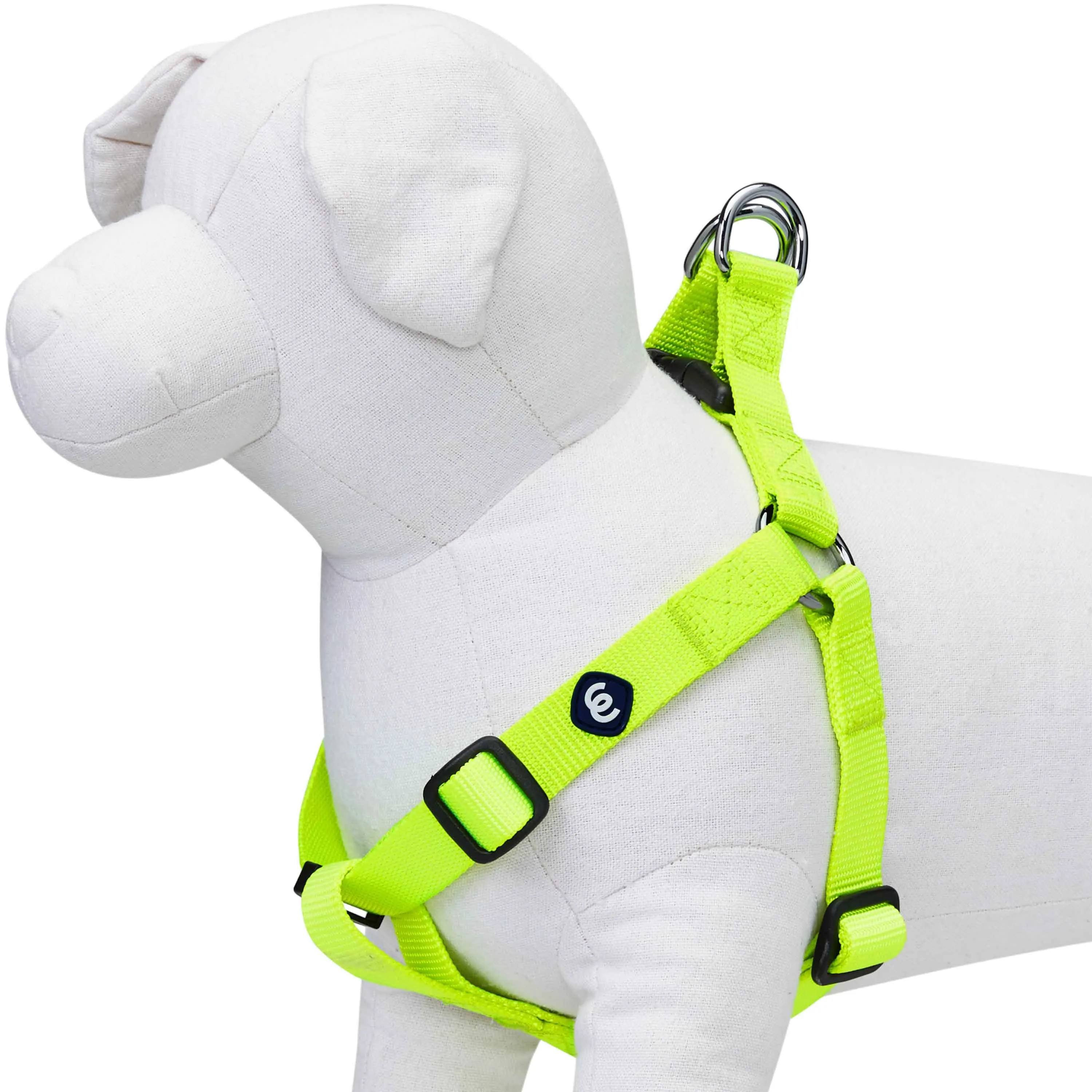 Classic Solid Color Adjustable Dog Harness, Green