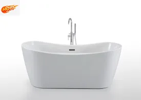 CM7107 - 62" Composite Acrylic Free Standing Bathtub *** PICKUP IN STORE ONLY***