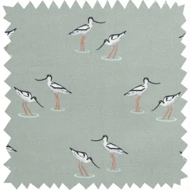 Coastal Birds Fabric Sample