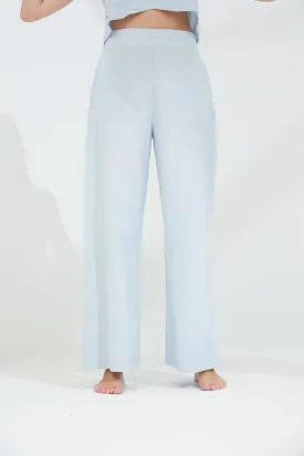 Colpo Linen Wide Leg Pants Cloud