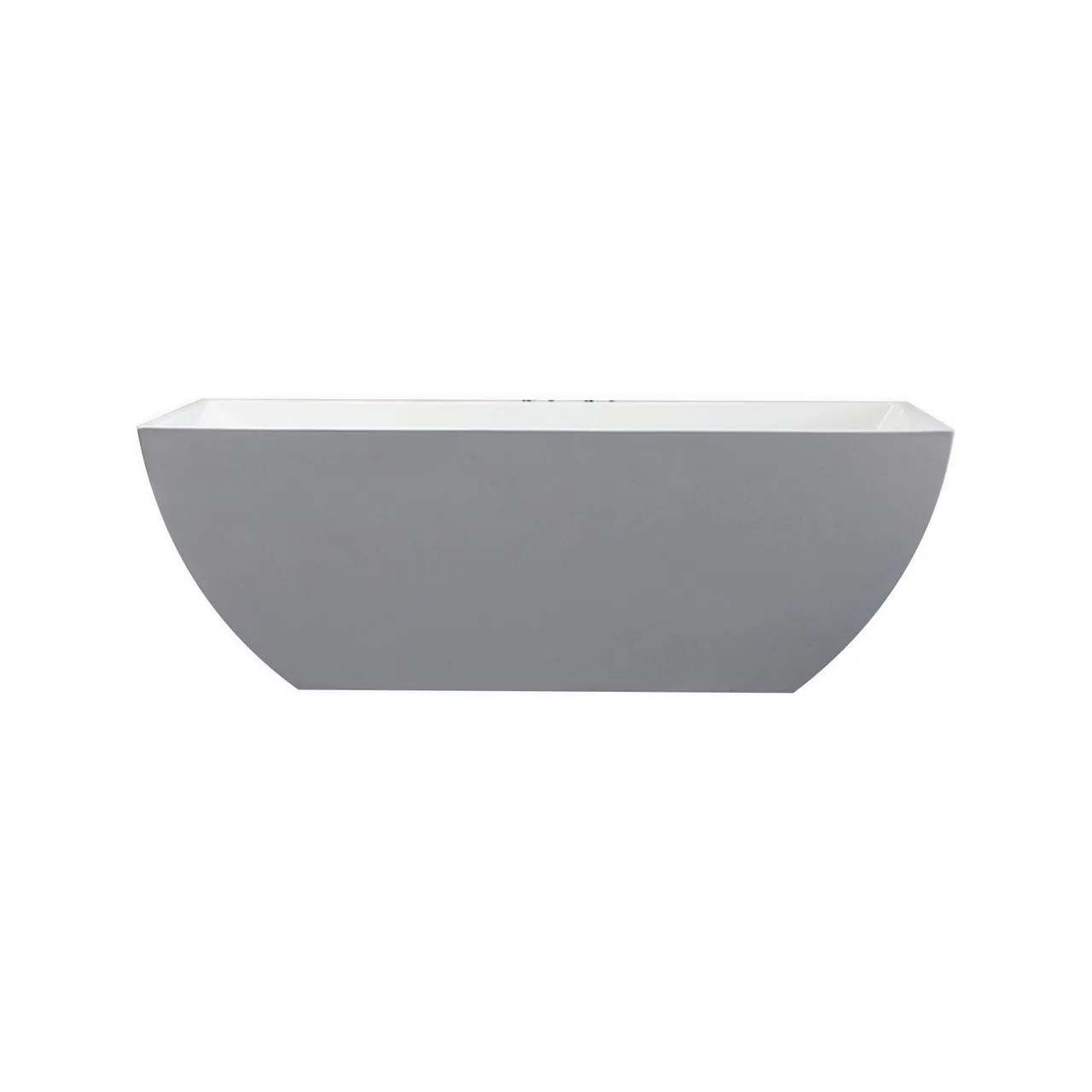 Contemporanea- 67" Composite Acrylic Free Standing Bathtub