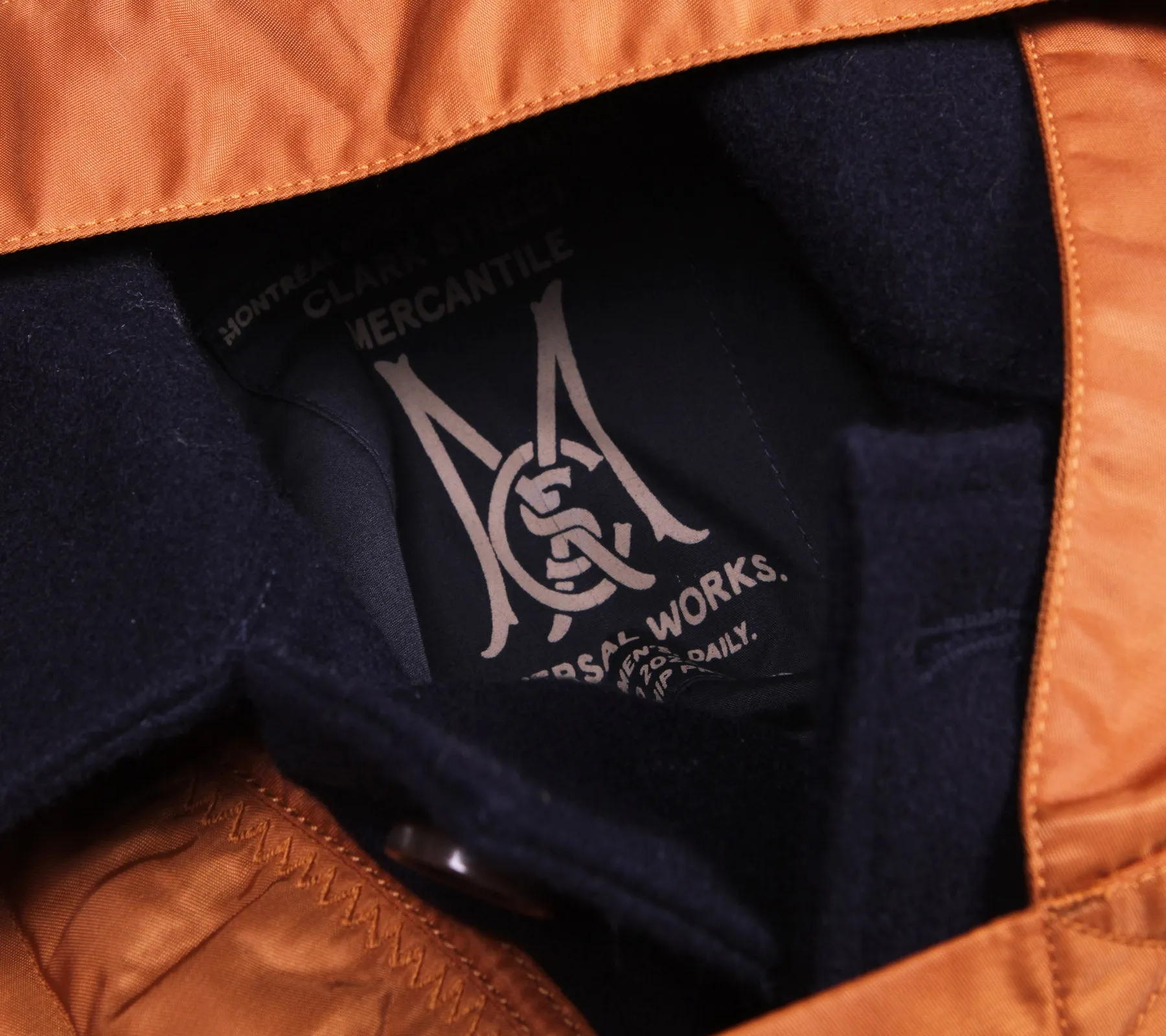 CSM x UW Goodwill Jacket | Navy Melton Wool