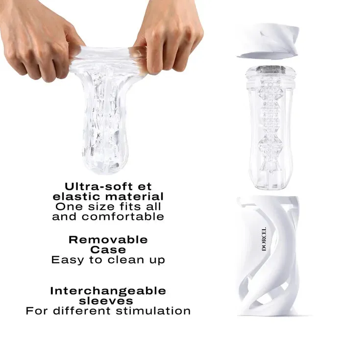 Dorcel Deep Blow Masturbator - White