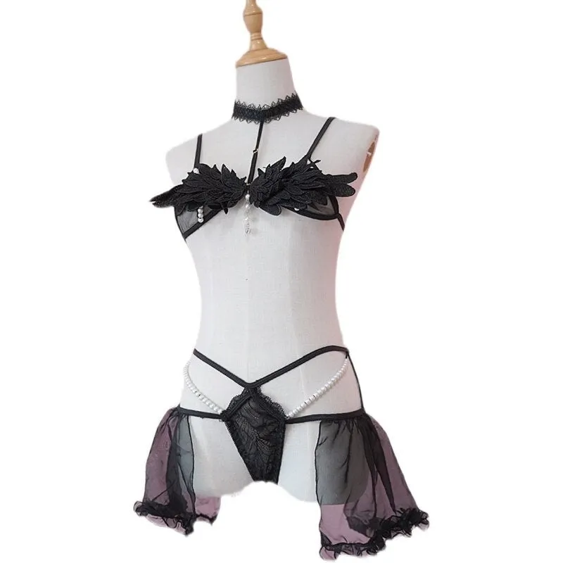 Feathered Angel Lingerie Set