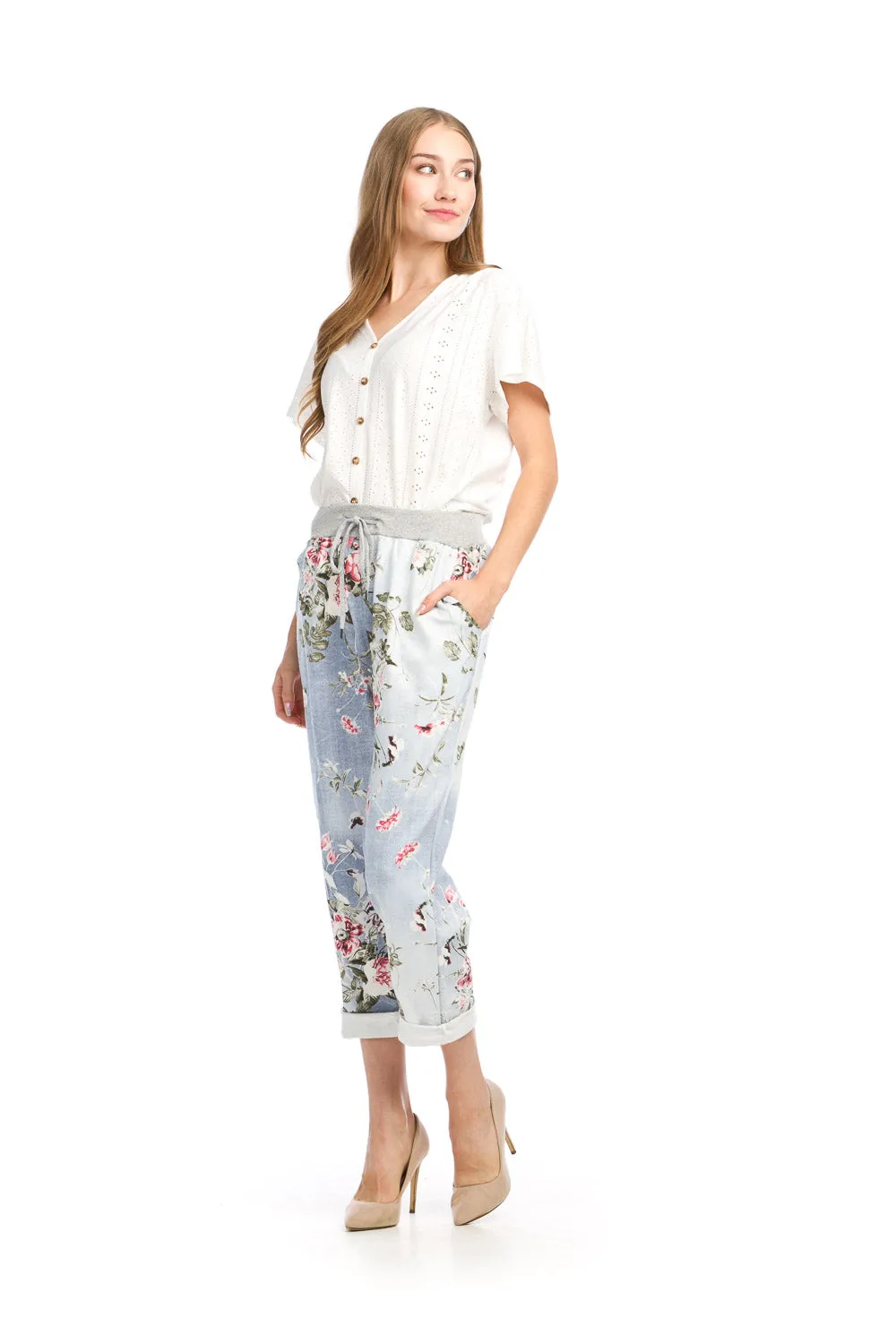 Floral Acid Pant