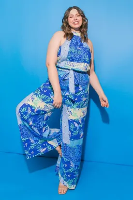 Flying Tomato Plus Size Printed Woven Jumpsuit