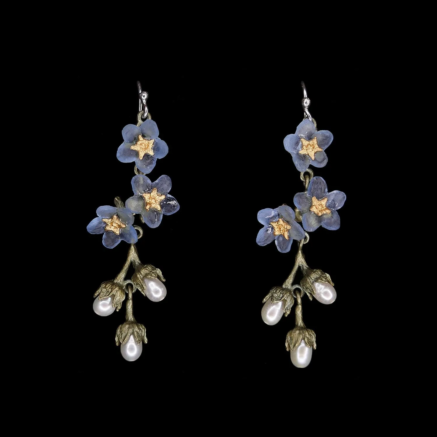 Forget Me Not Earrings - Shower Wire