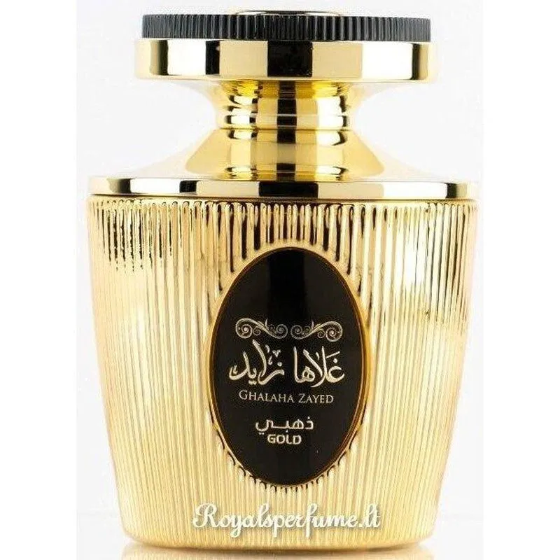 Ghalaha Zayed Gold perfumed water for unisex 100ml