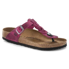 Gizeh Braided | Oiled Leather | Festival Fuchsia