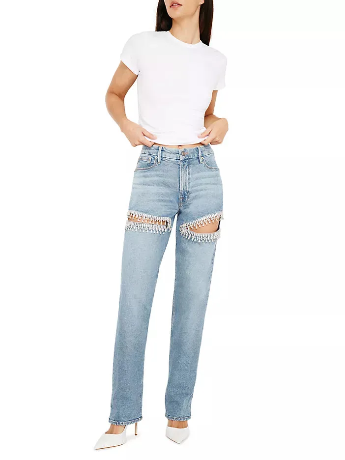 Good Icon Straight Diamond Jeans