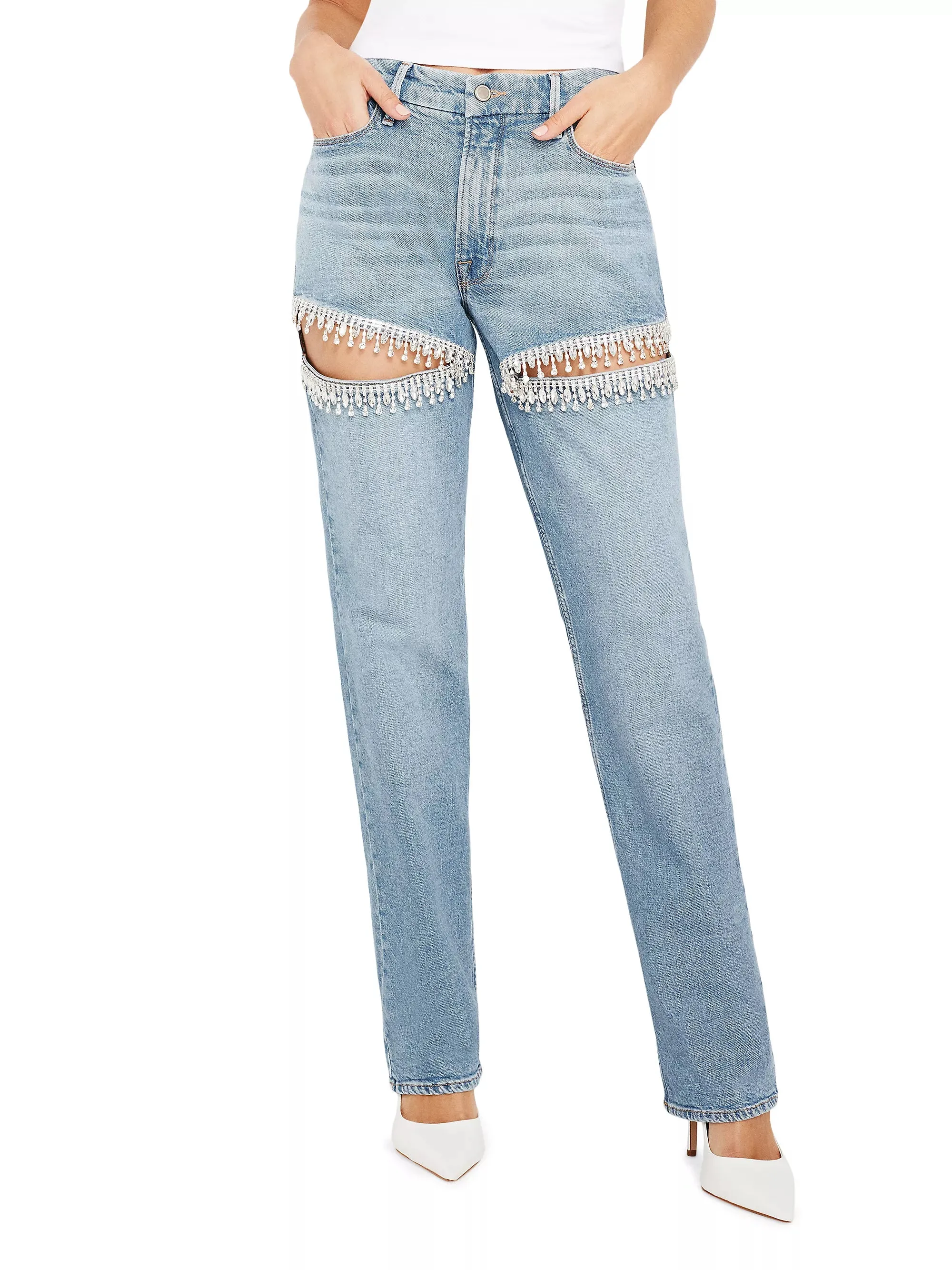 Good Icon Straight Diamond Jeans