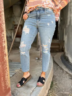 Kimmie High Waist Boyfriend Judy Blue Jean