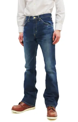 Lee Bootcut Jeans 102 LM8102 Men's Regular Fit Boot Cut Jean LM8102-526 Non-stretch Pre-Faded Blue Indigo Denim