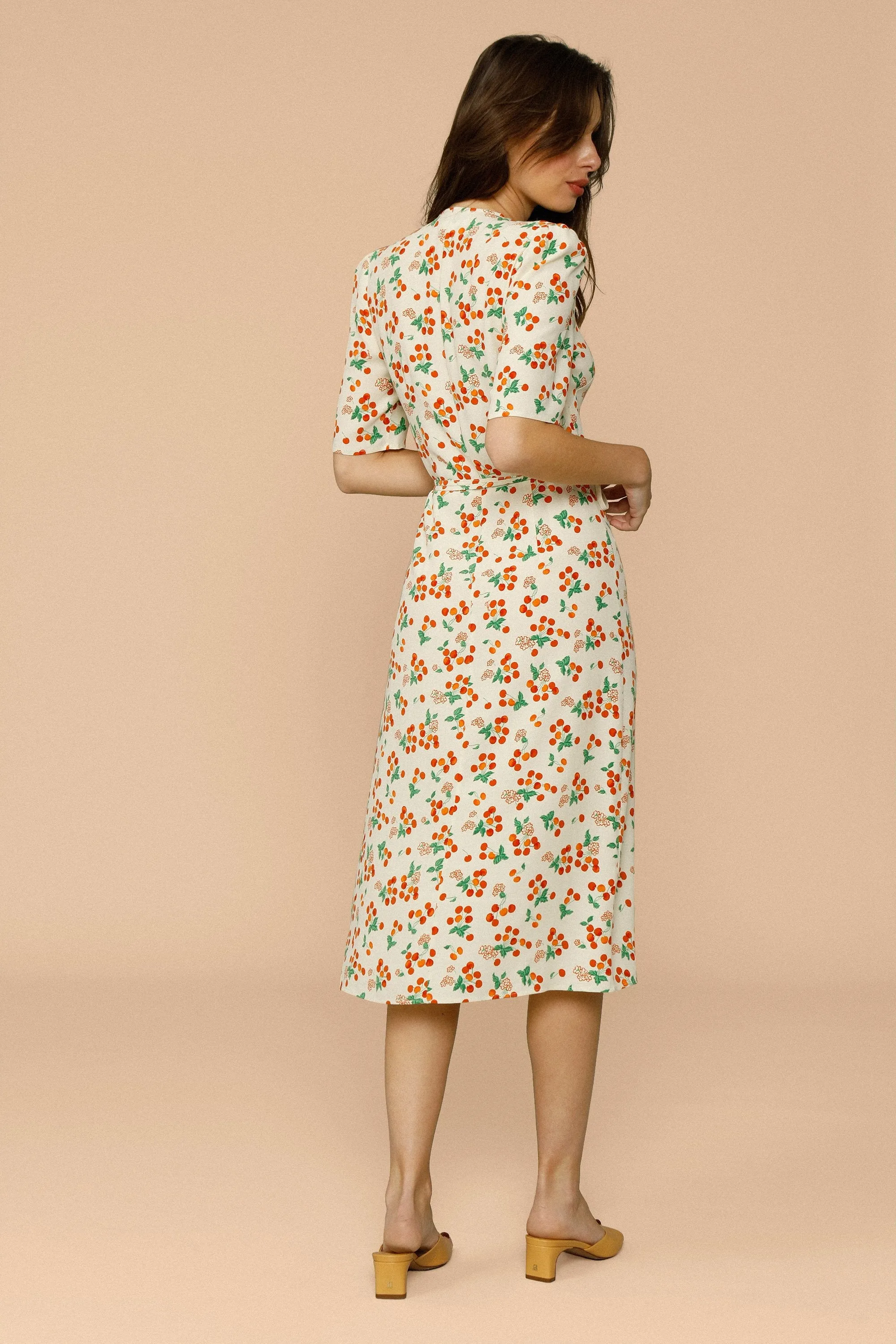 NoNothing | Floral patterned wrap midi dress