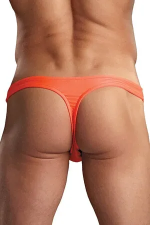 Orange Euro Spandex Thong