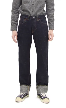 Samurai Jeans S5000VXII Men's Straight-Leg with Slightly Slim-Fit 17oz. Japanese Denim Pants One-Washed