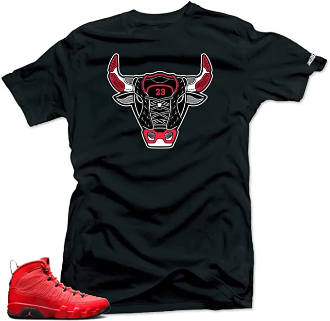 Shirt To Match Jordan 9 Chile Red Shoes - Bull 9 Sneaker Match Shirts