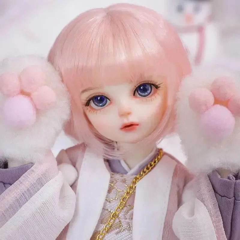 Shuga Fairy 1/6 BJD Doll Wouyo | Resin Dolls Full Set | Ball Jointed Doll with Elf Ears | Toys Surprise Gift for Children | Anime Figure