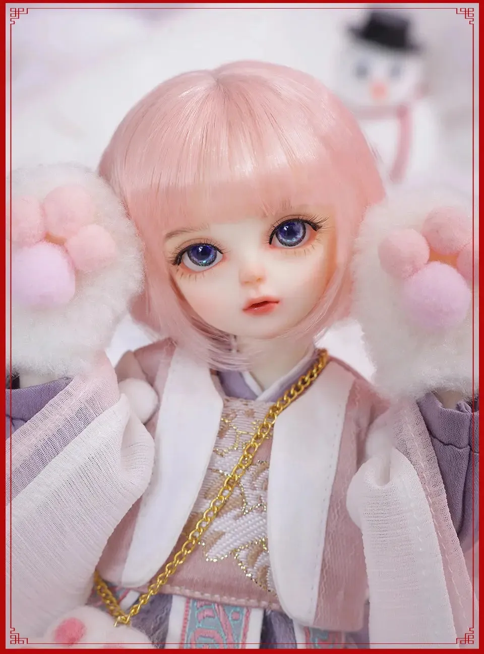 Shuga Fairy 1/6 BJD Doll Wouyo | Resin Dolls Full Set | Ball Jointed Doll with Elf Ears | Toys Surprise Gift for Children | Anime Figure