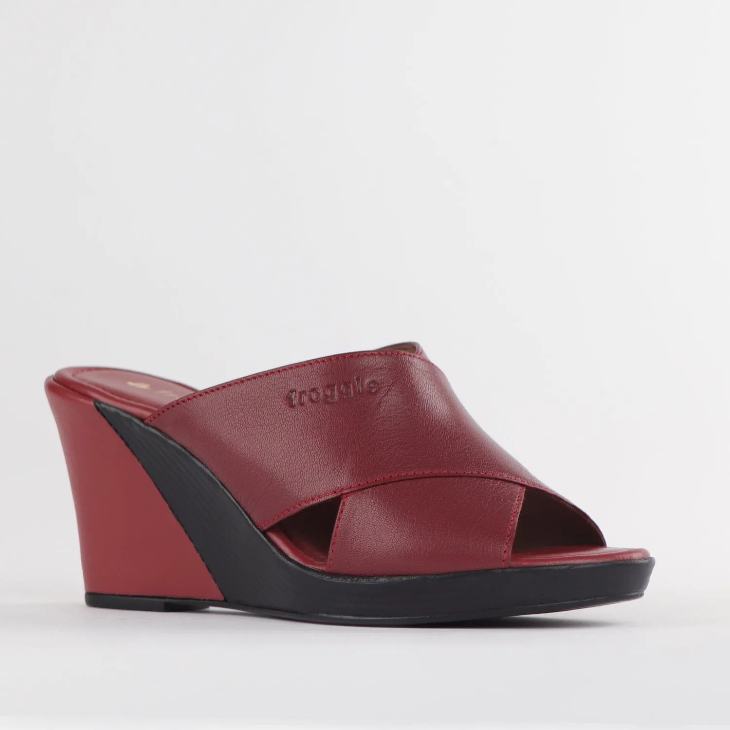 Slip-on Wedge in Red - 12287