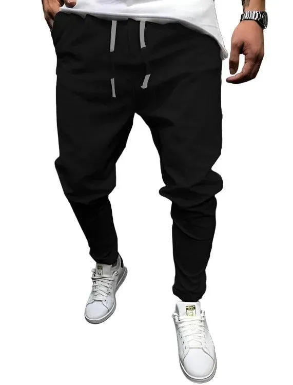 Solid Color Cropped Joggers