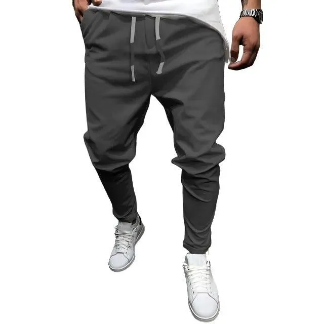 Solid Color Cropped Joggers