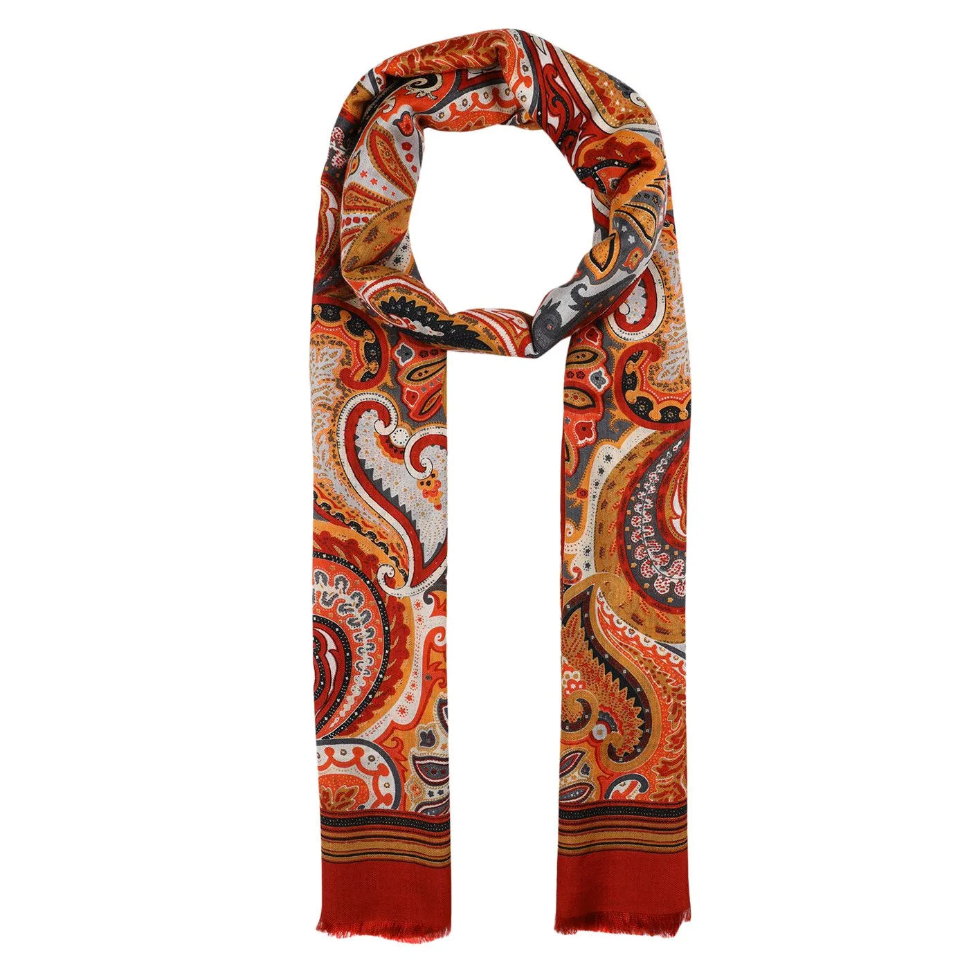 Swirl Paisley Woolen Stole