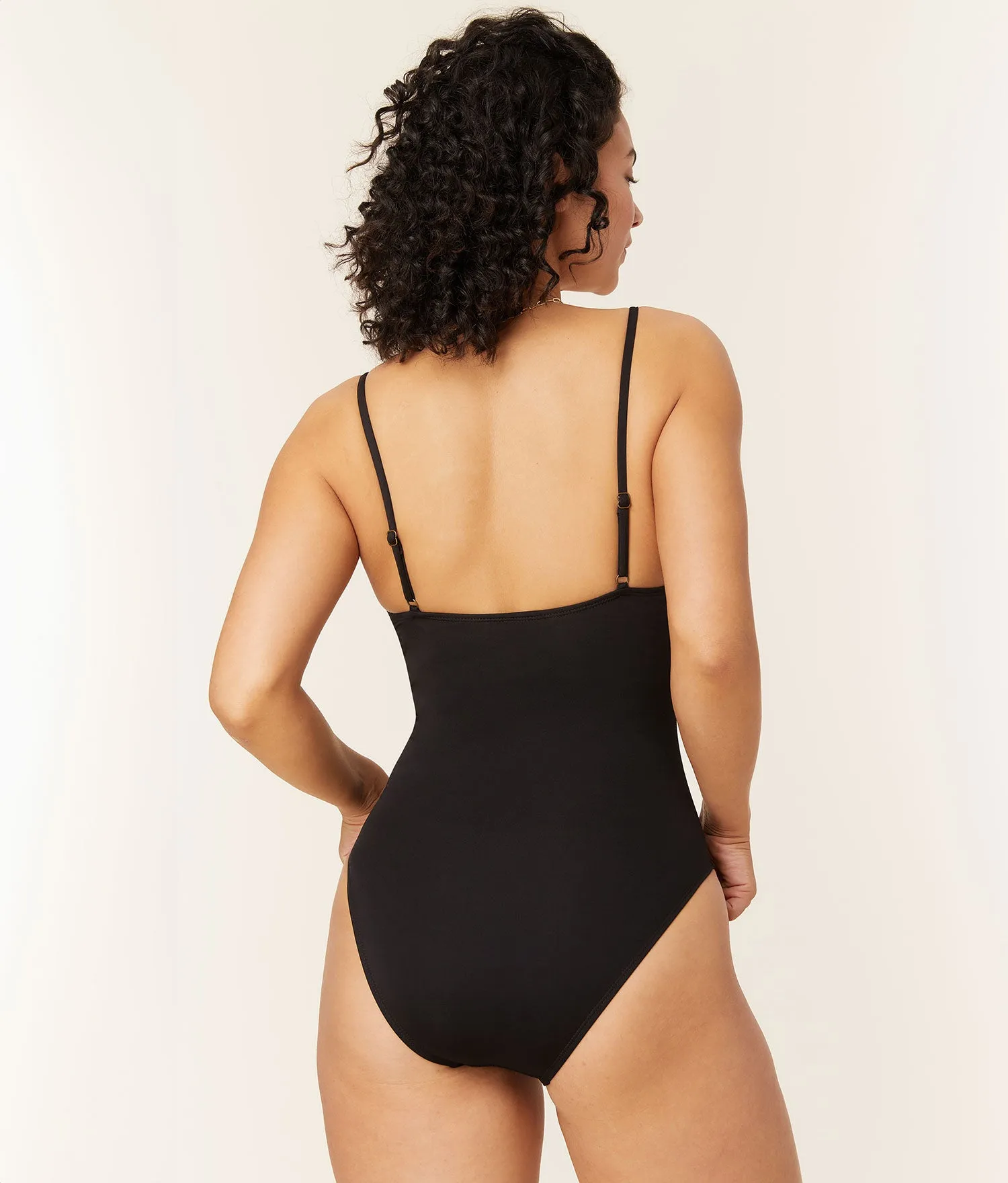 The Amalfi One Piece - Flat - Black - Classic