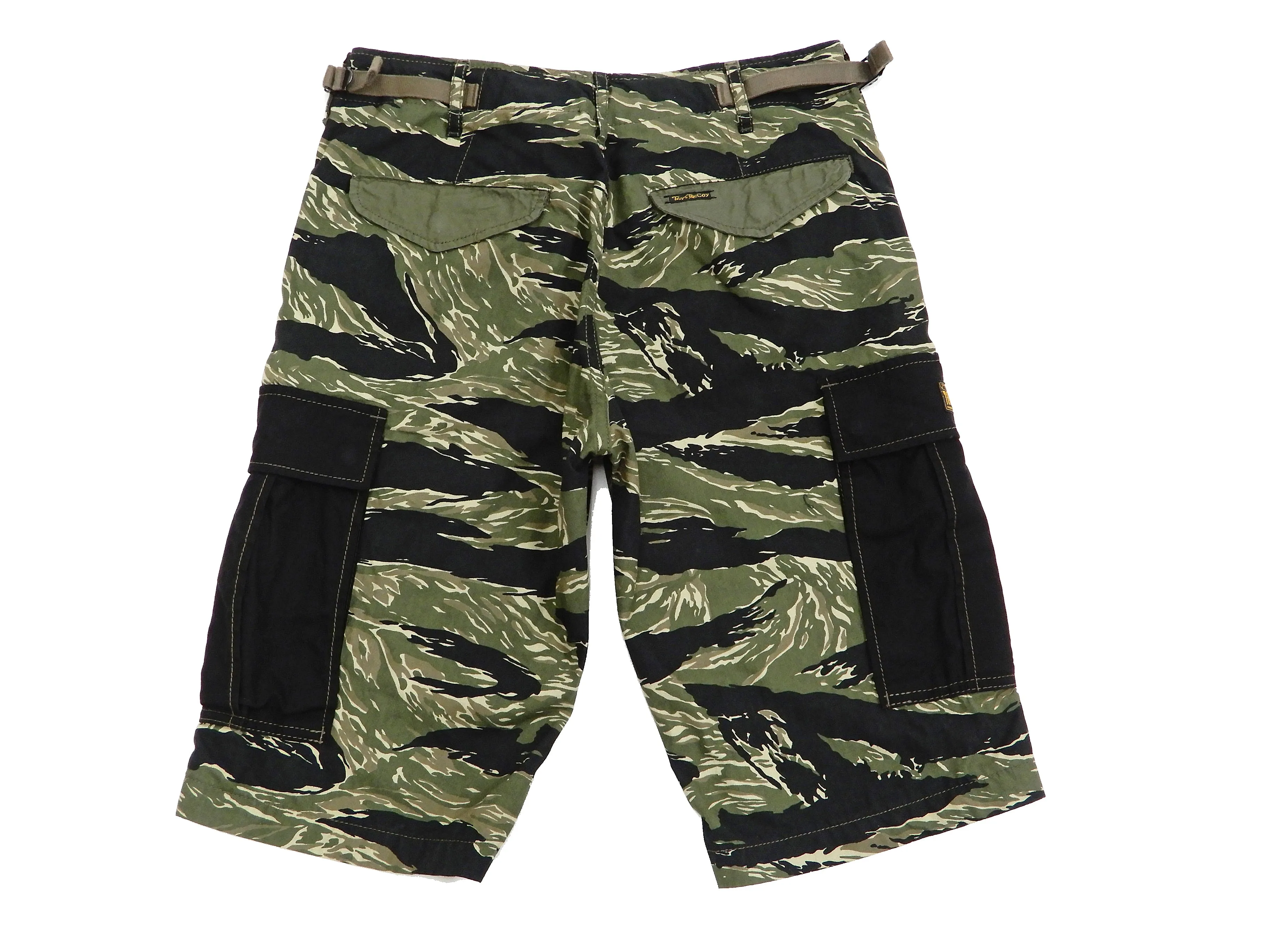 TOYS McCOY Men's Military Cargo Shorts Tiger Stripe Camouflage Pattern TMP1902