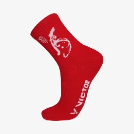 Victor Men's Sports Socks SKCNYT101 D (Red)