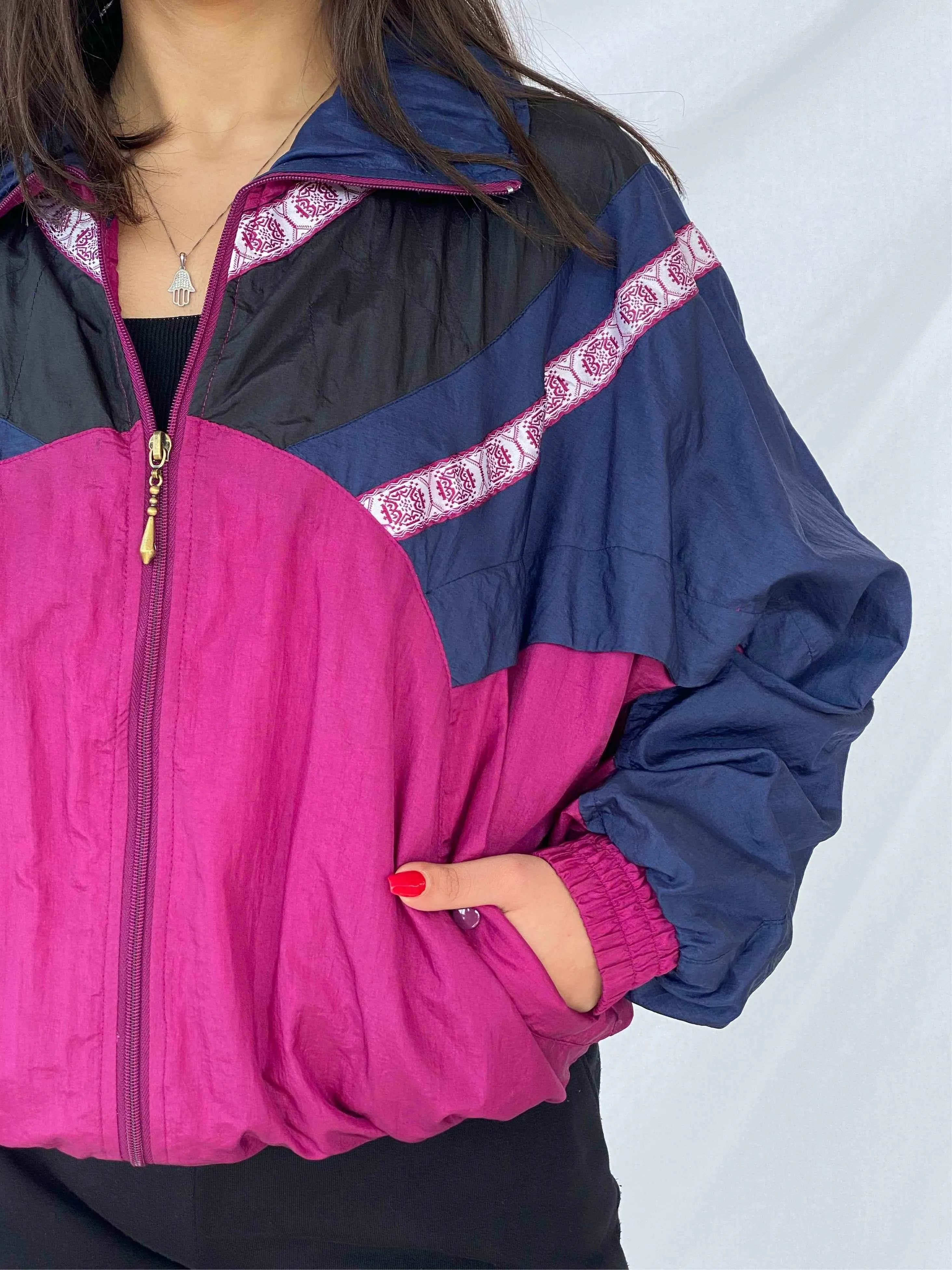 Vintage Casual Isle Windbreaker Jacket