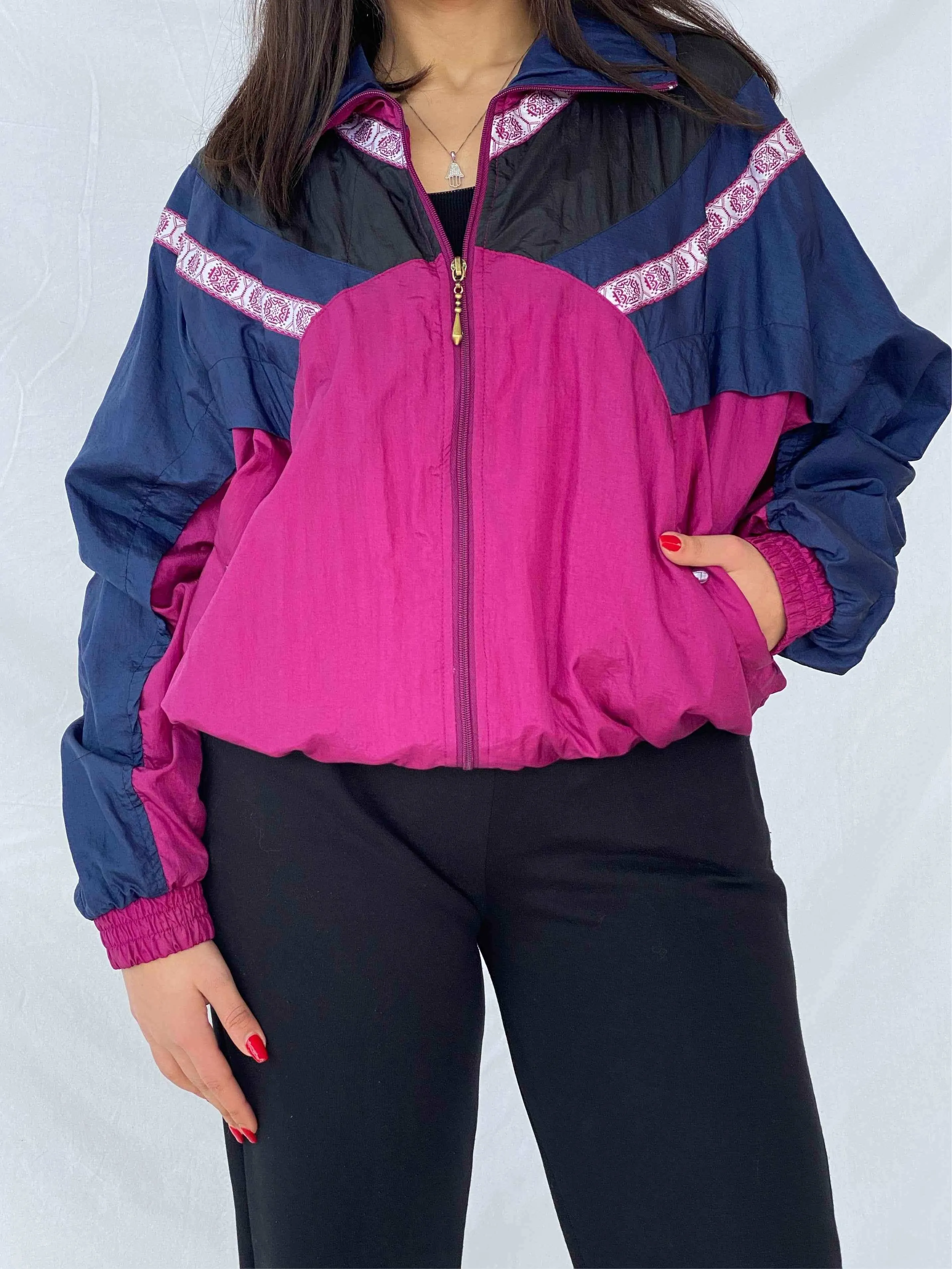 Vintage Casual Isle Windbreaker Jacket