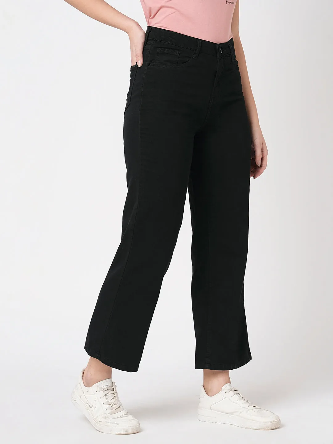 Women High-Rise Wide Leg Jeans